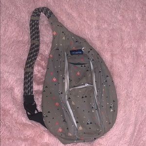 Kavu Mountain Print Rope Sling Bag